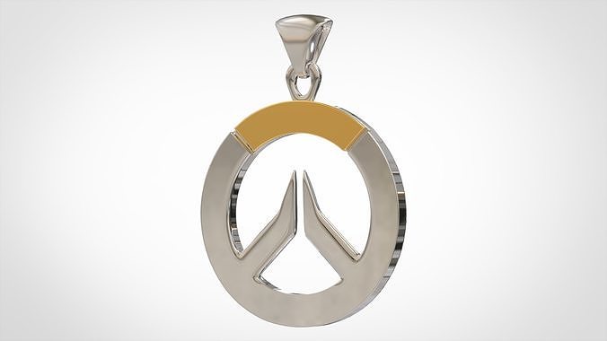 Overwatch Logo Pendant 3D print model