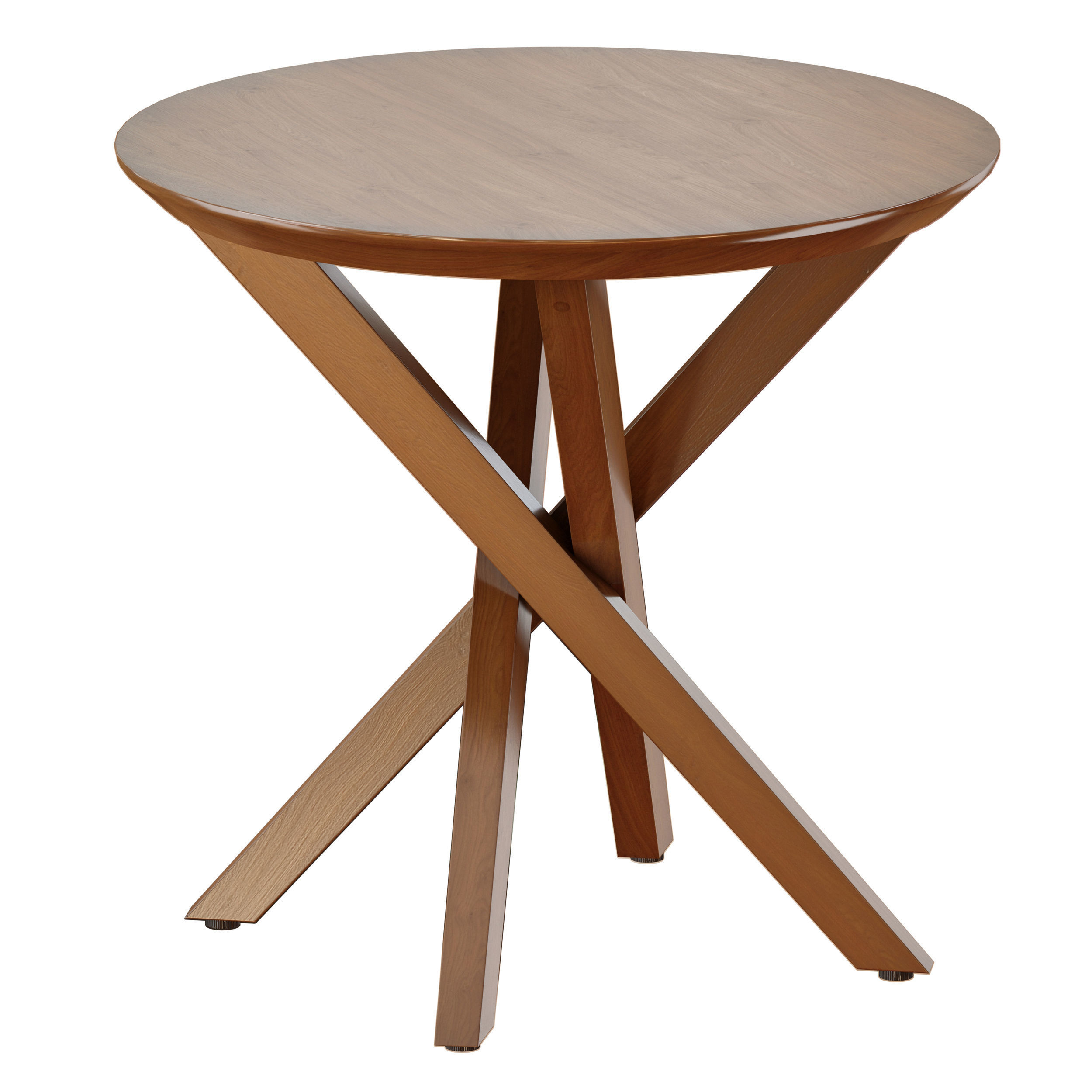 Apex Round End Table Crate and Barrel 3D model_1
