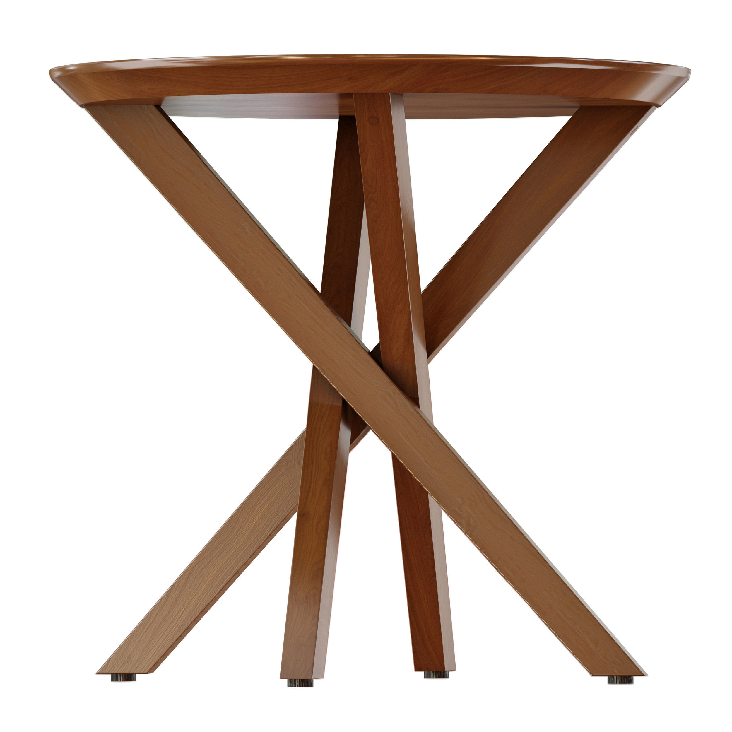Apex Round End Table Crate and Barrel 3D model_3