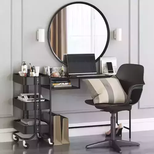 VITTSJO dressing table with ODGER chair