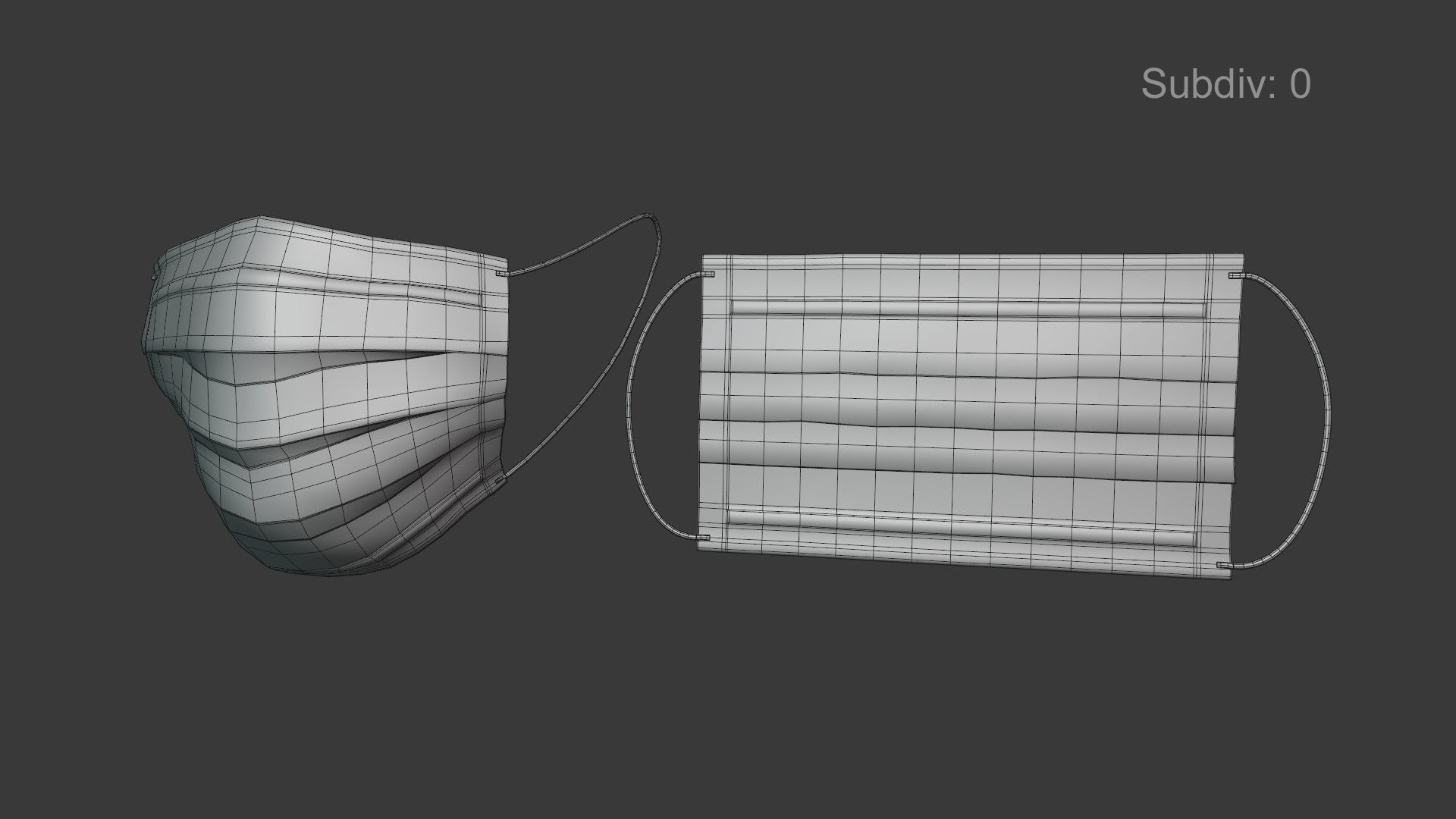 Face Mask 3D model_14