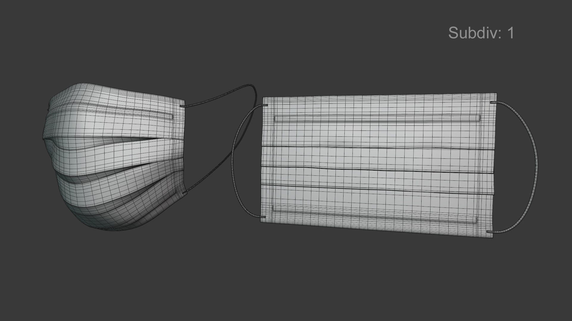 Face Mask 3D model_16