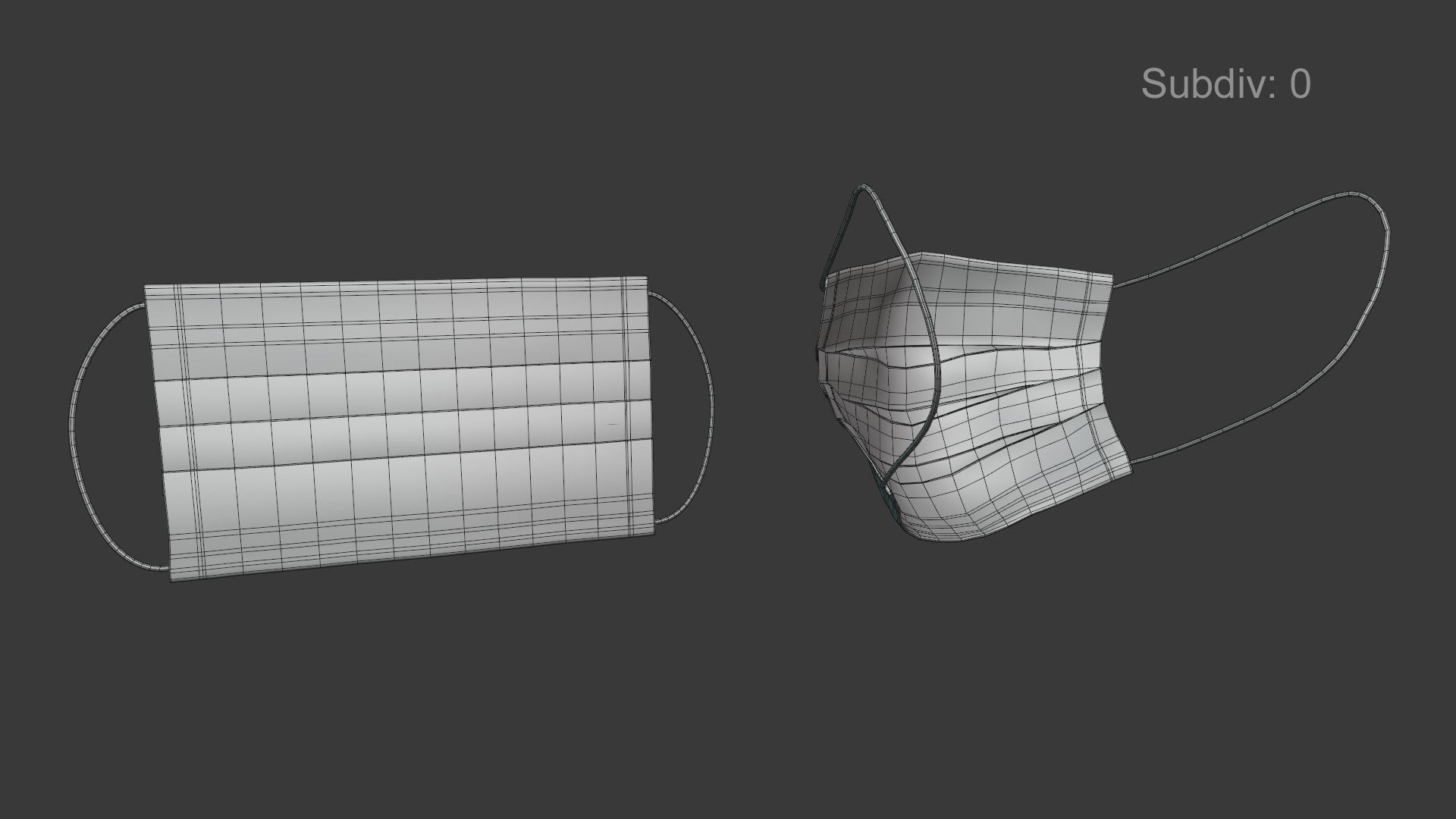 Face Mask 3D model_15