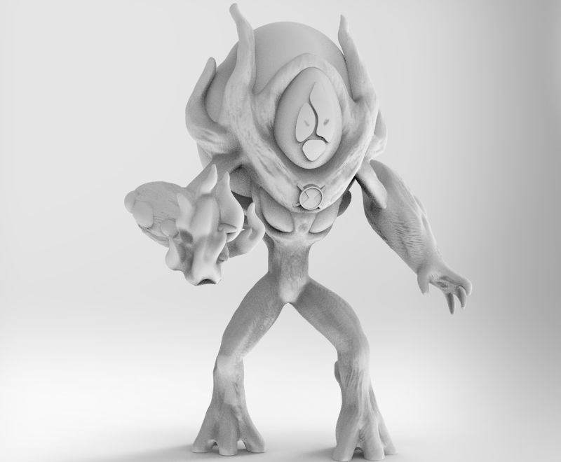 Fuego pantanoso supremo 3D print model_3