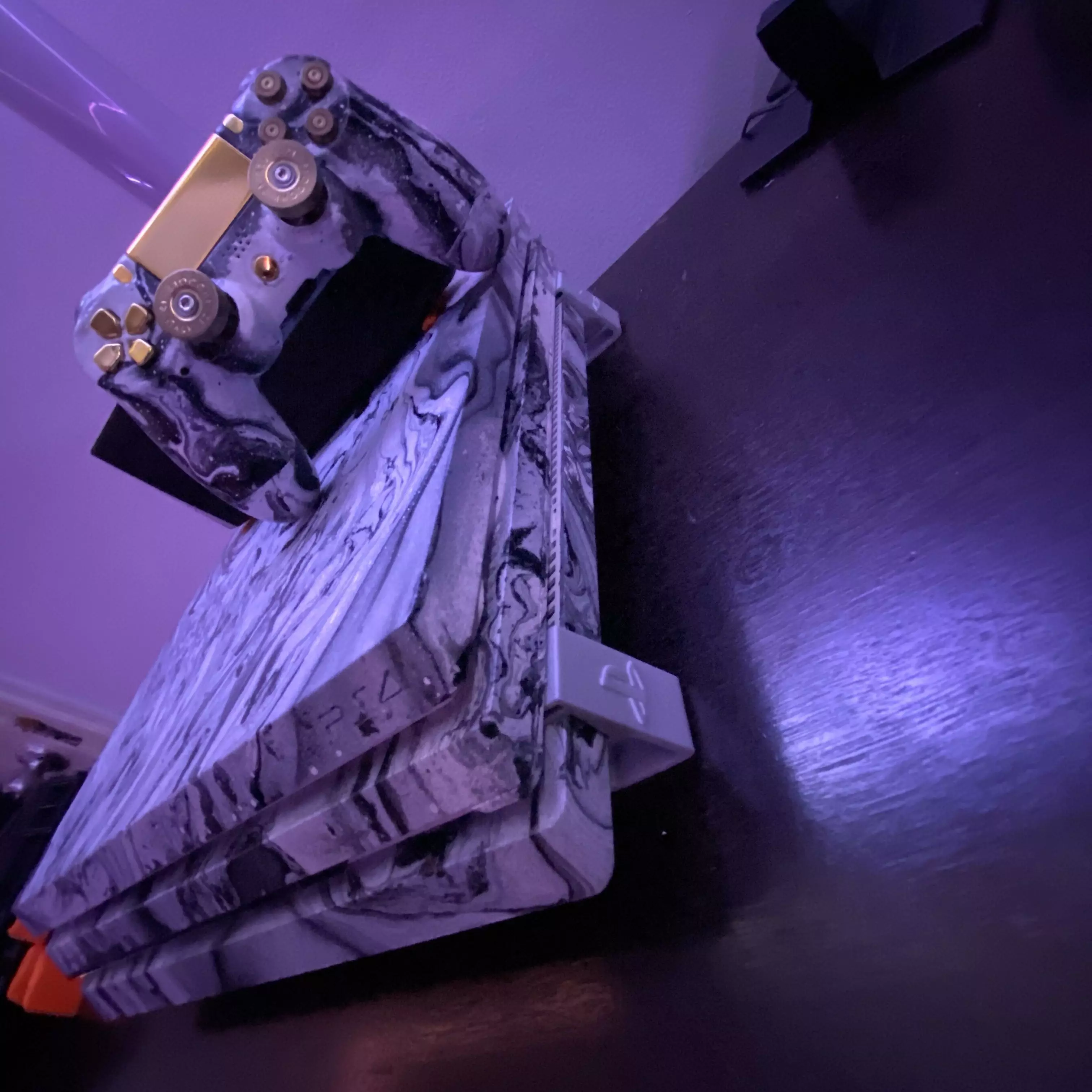 Ps4 Pro stand  3D print model_0