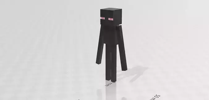 Enderman minecraft creeper 3D print model