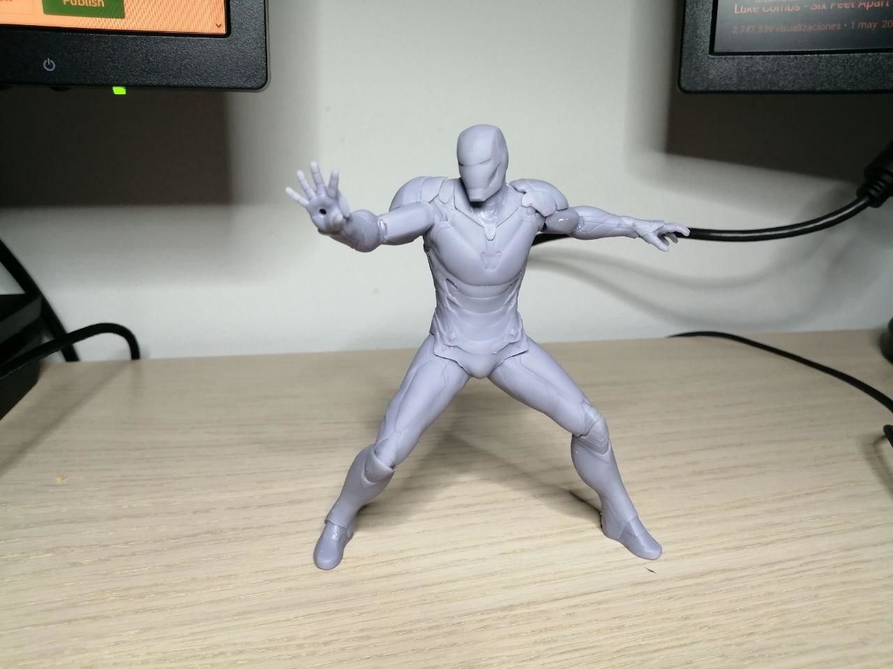 Iron Man MK85 Pose Statue 3D Print Ready 3D print model_6