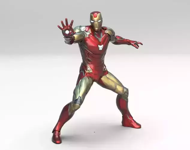 Iron Man MK85 Pose Statue 3D Print Ready 3D print model