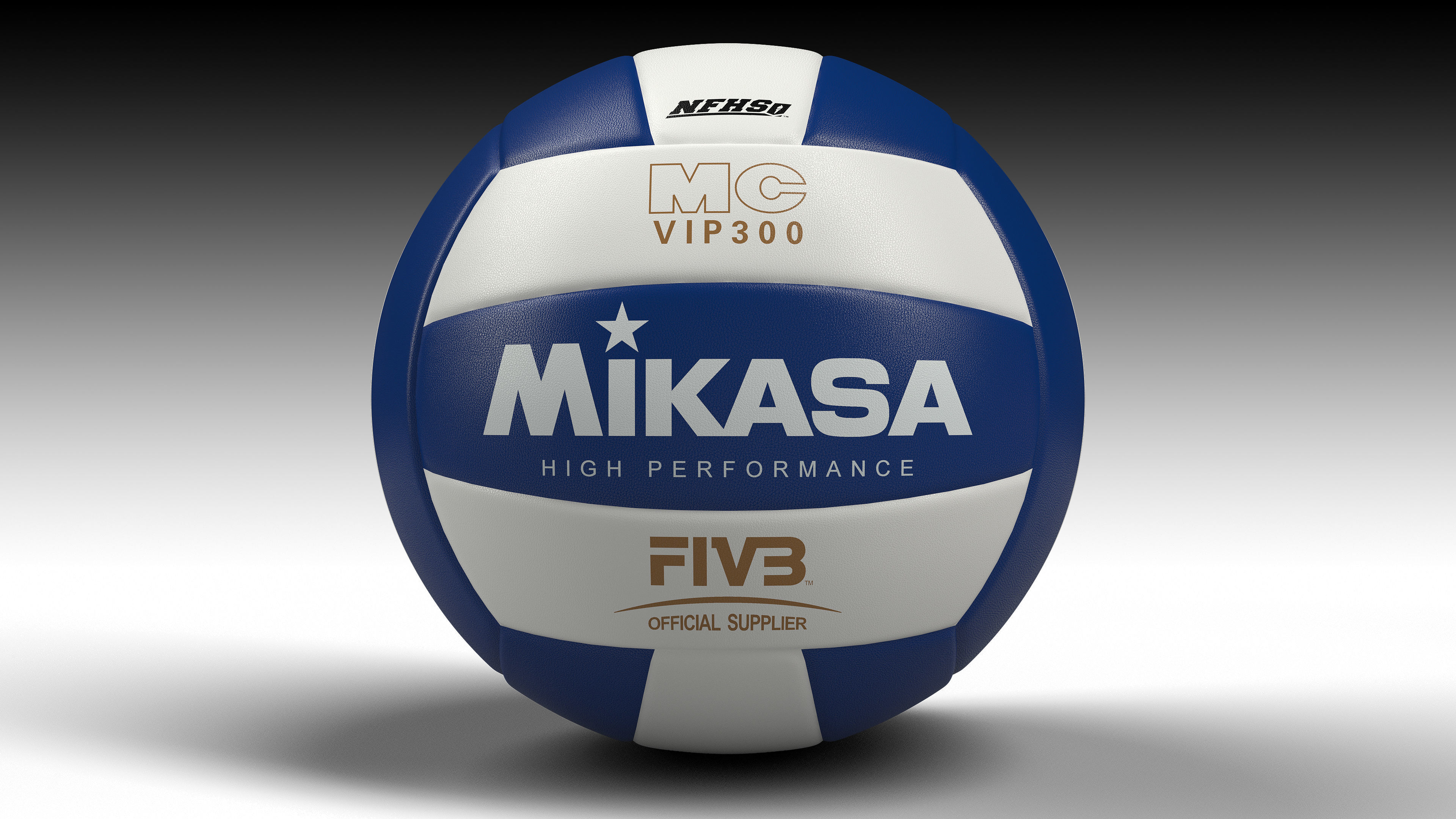 Volleyball - ball - Mikasa VIP300 Series 3D model_9