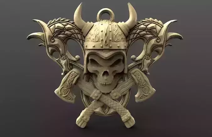 Viking skull 6