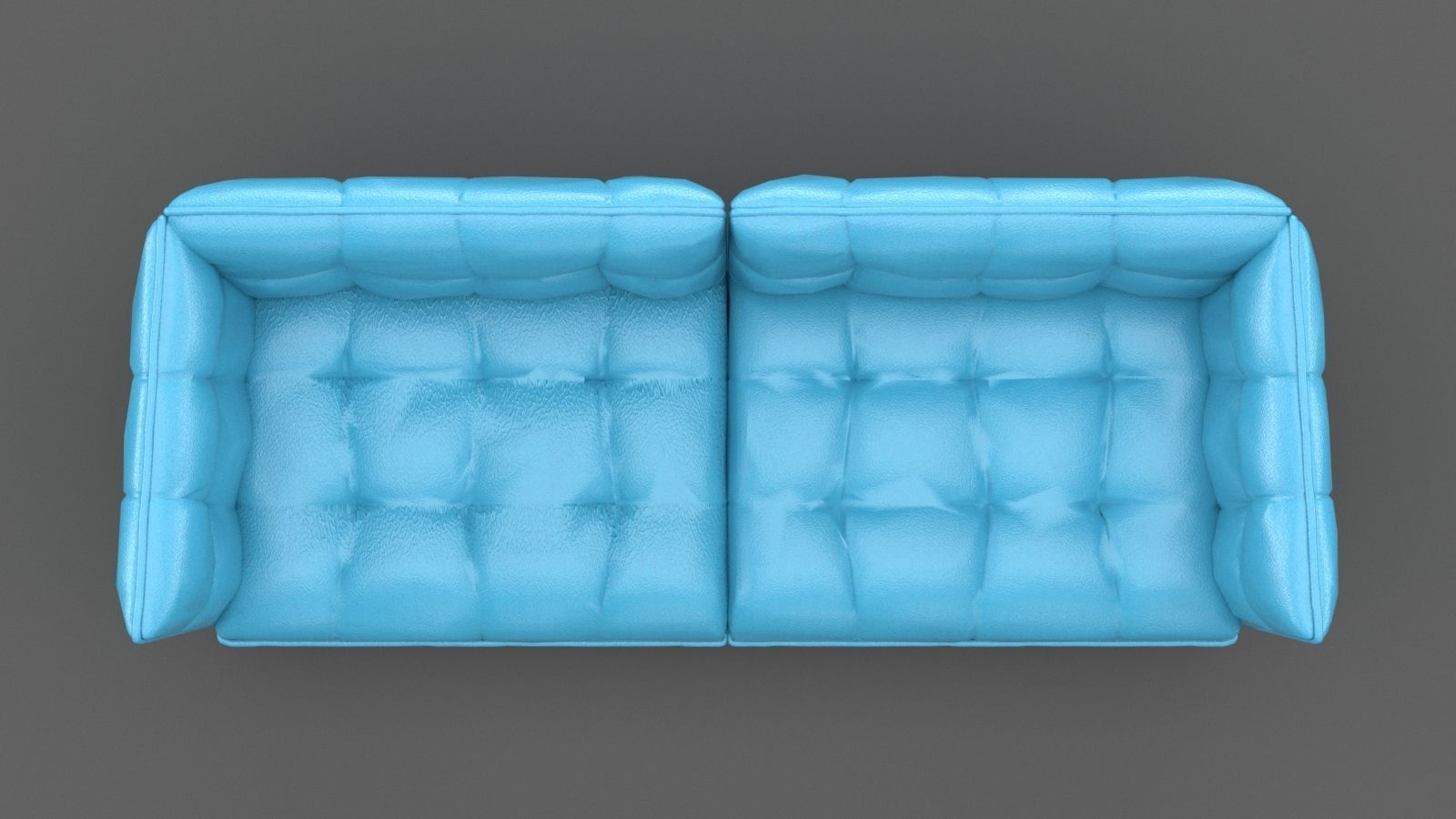 Tufted Couch 3D model_4