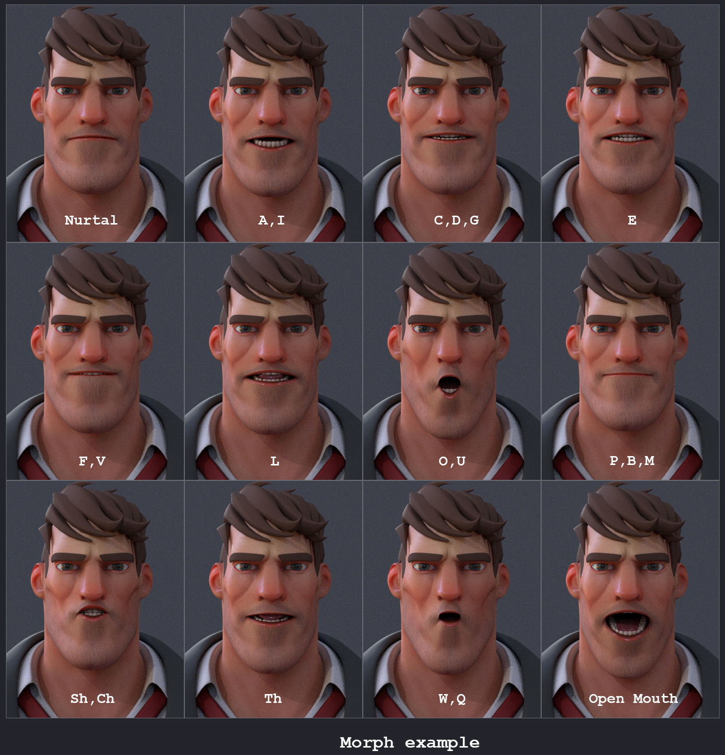 3D model Boss Rig Outfit 2 VR / AR / low-poly | CGTrader