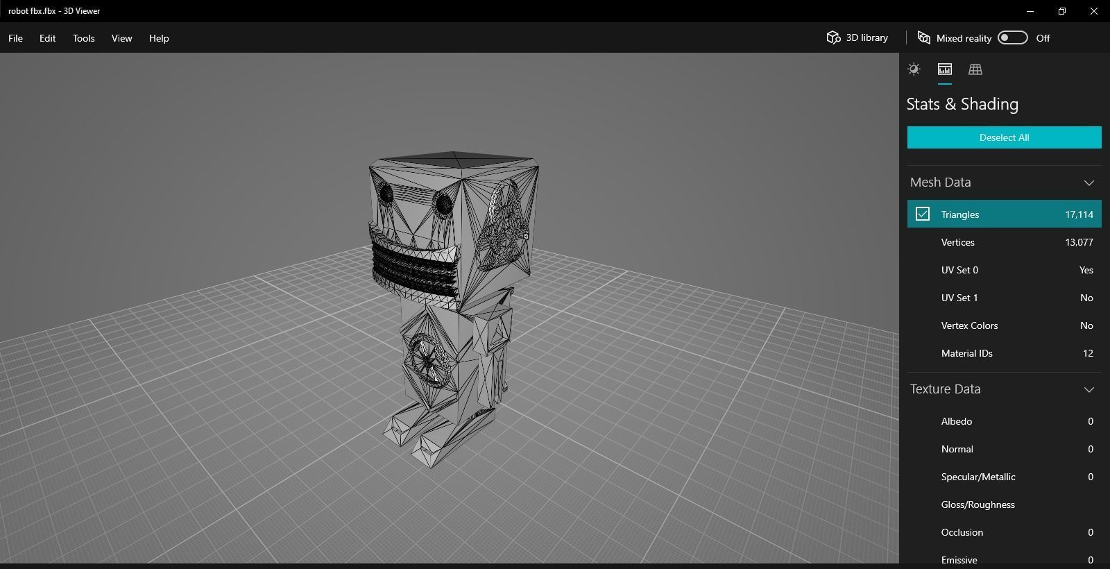 radioactive mini robot  3D print model_14