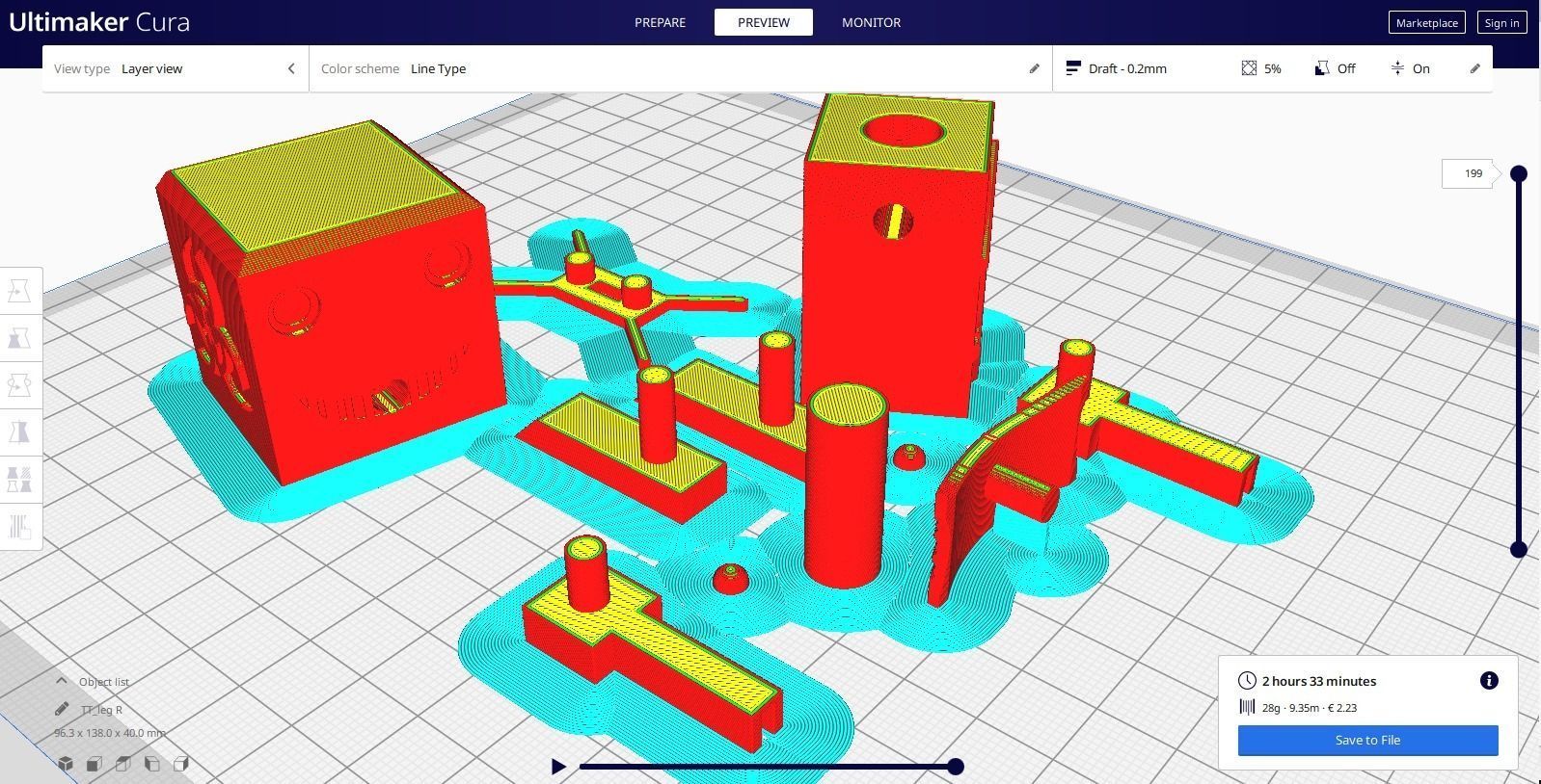 radioactive mini robot  3D print model_20