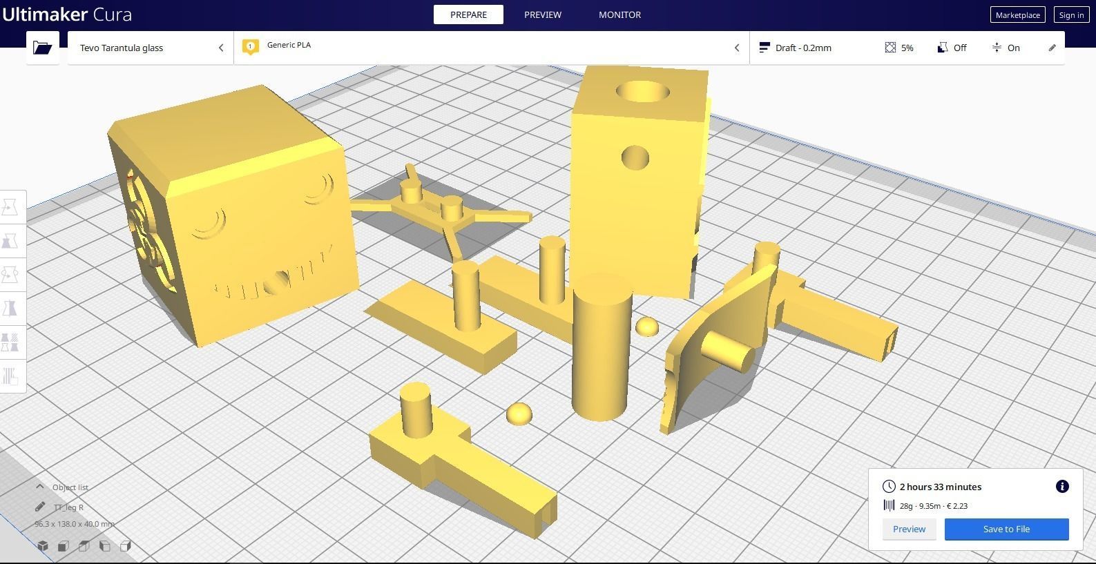 radioactive mini robot  3D print model_19