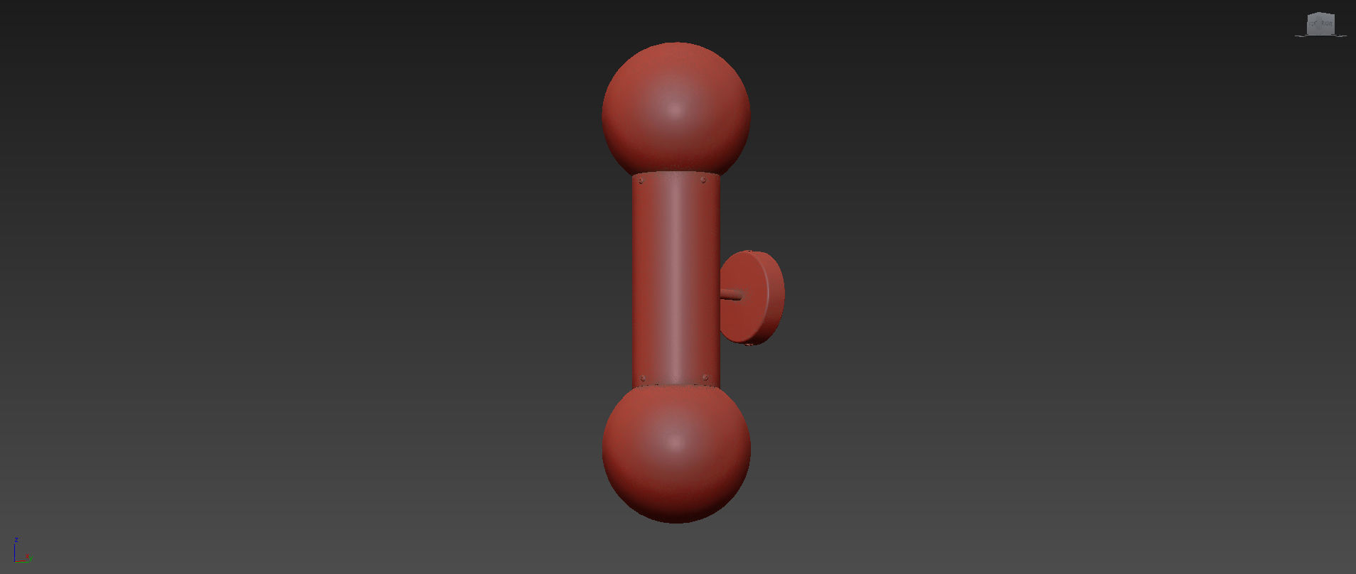 Perf Double Wall Sconce by Jonathan Ben-Tovim 3D model_5