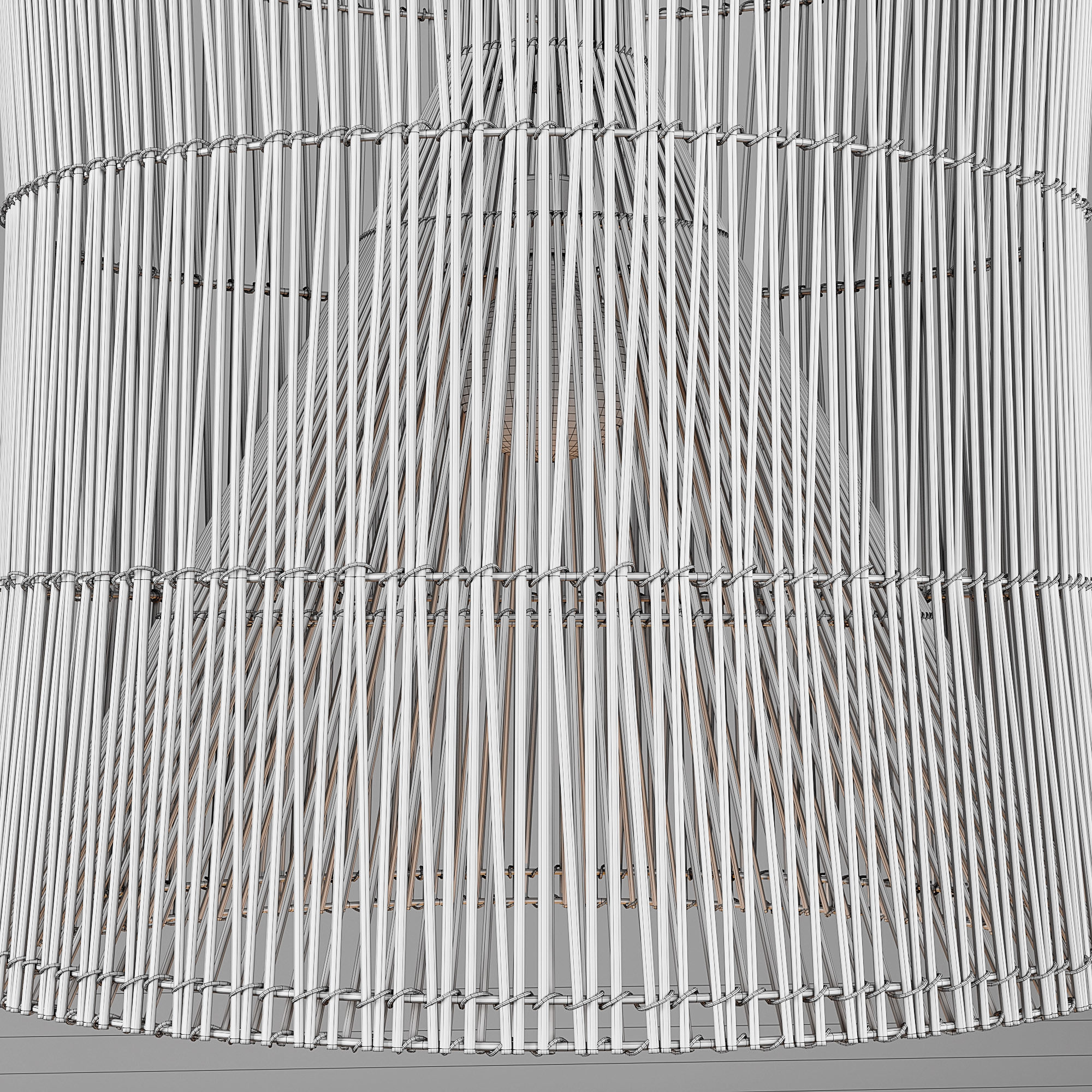 Indonesian fishing basket pendants 3D model_6