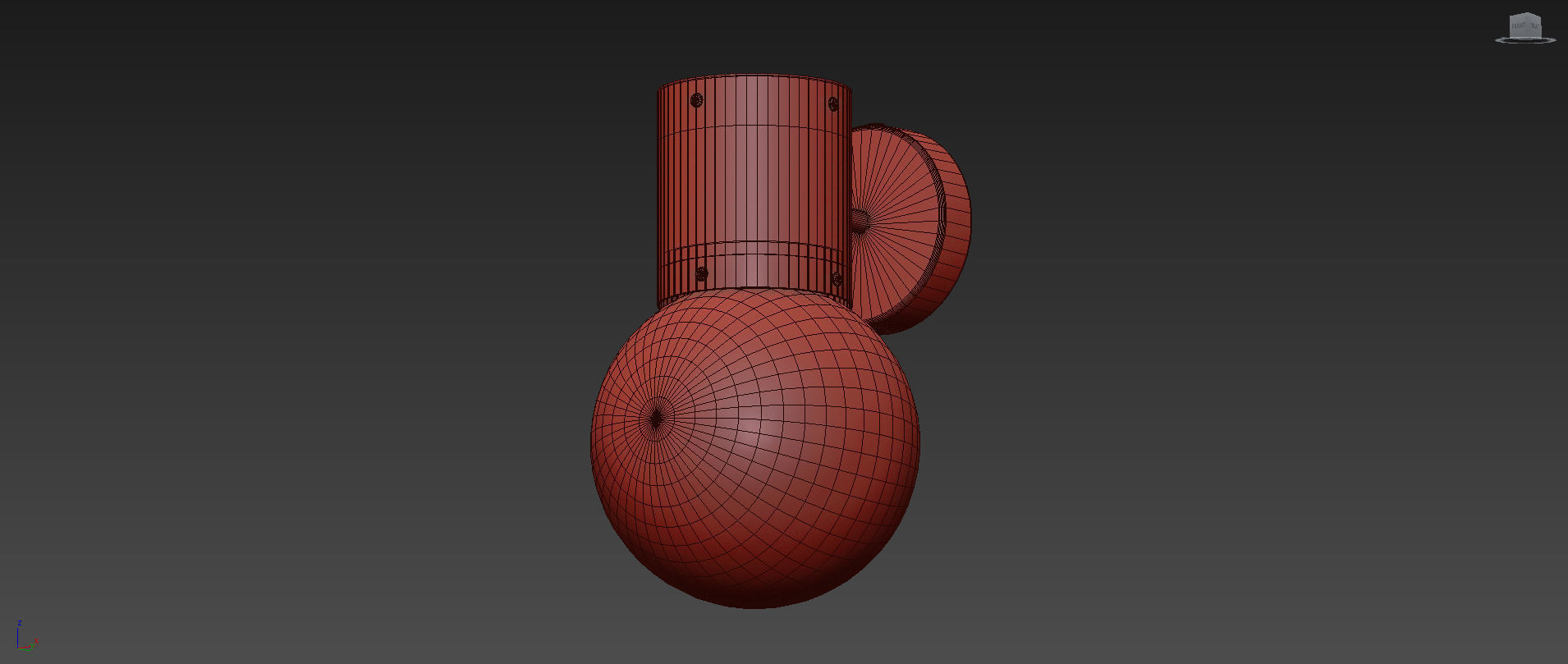 Perf Wall Sconce by Jonathan Ben-Tovim 3D model_6