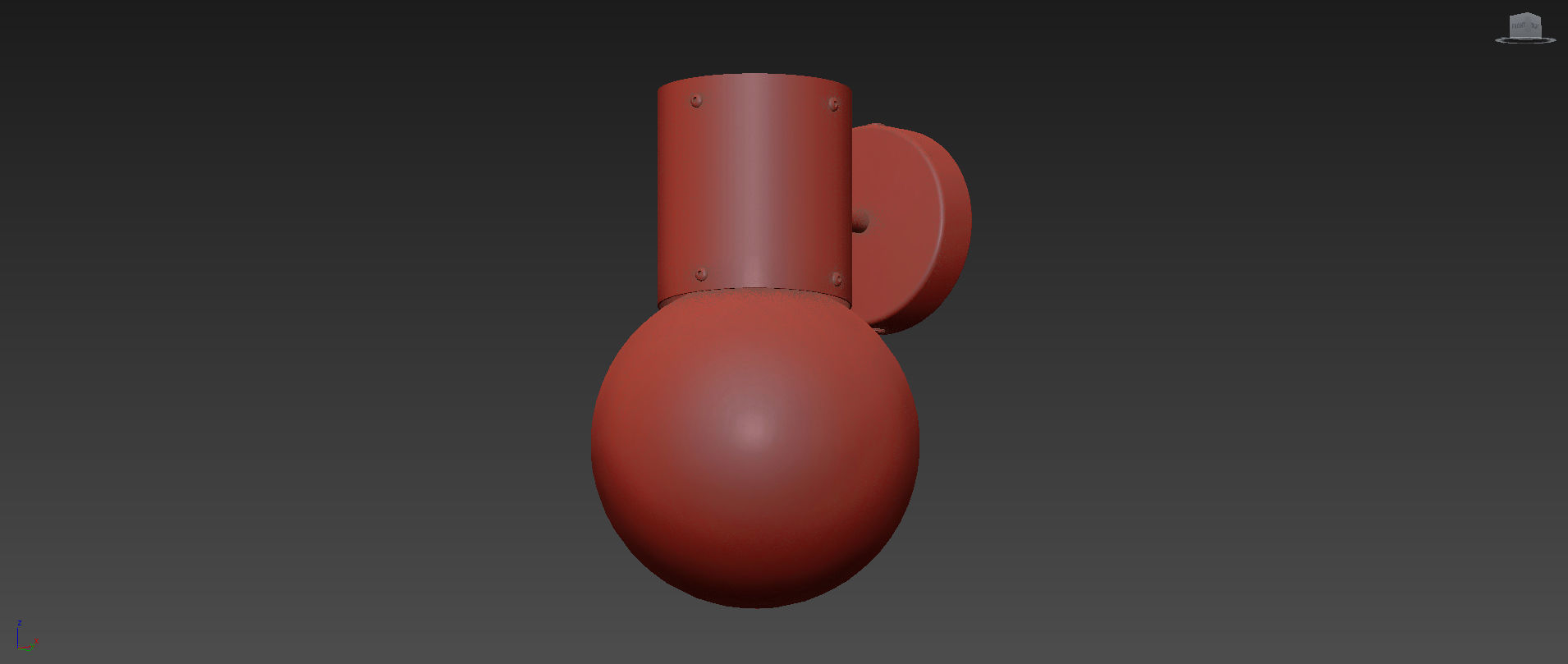 Perf Wall Sconce by Jonathan Ben-Tovim 3D model_5