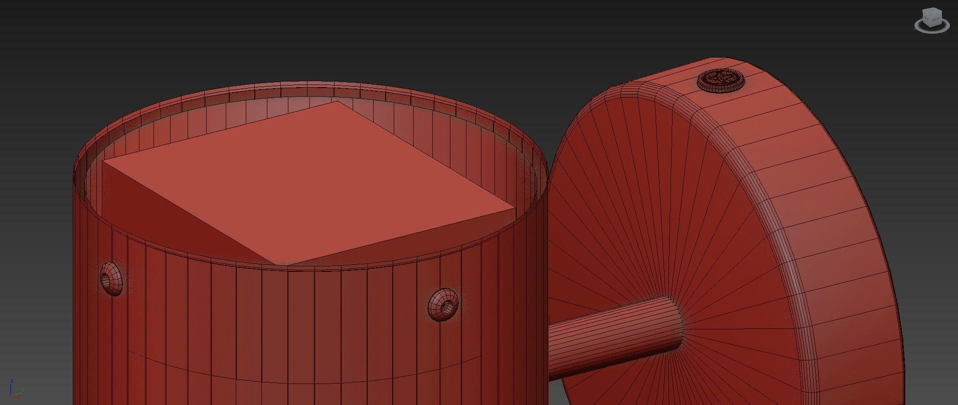 Perf Wall Sconce by Jonathan Ben-Tovim 3D model_7