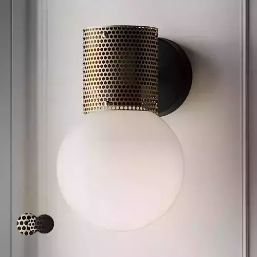 Perf Wall Sconce by Jonathan Ben-Tovim