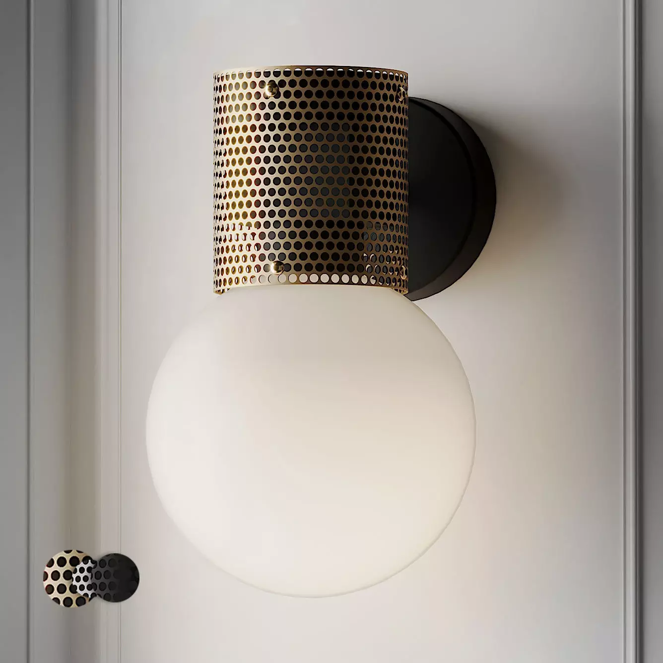Perf Wall Sconce by Jonathan Ben-Tovim 3D model_0