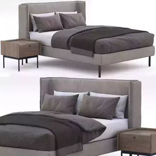 Zegen Bed Naomi 3D model