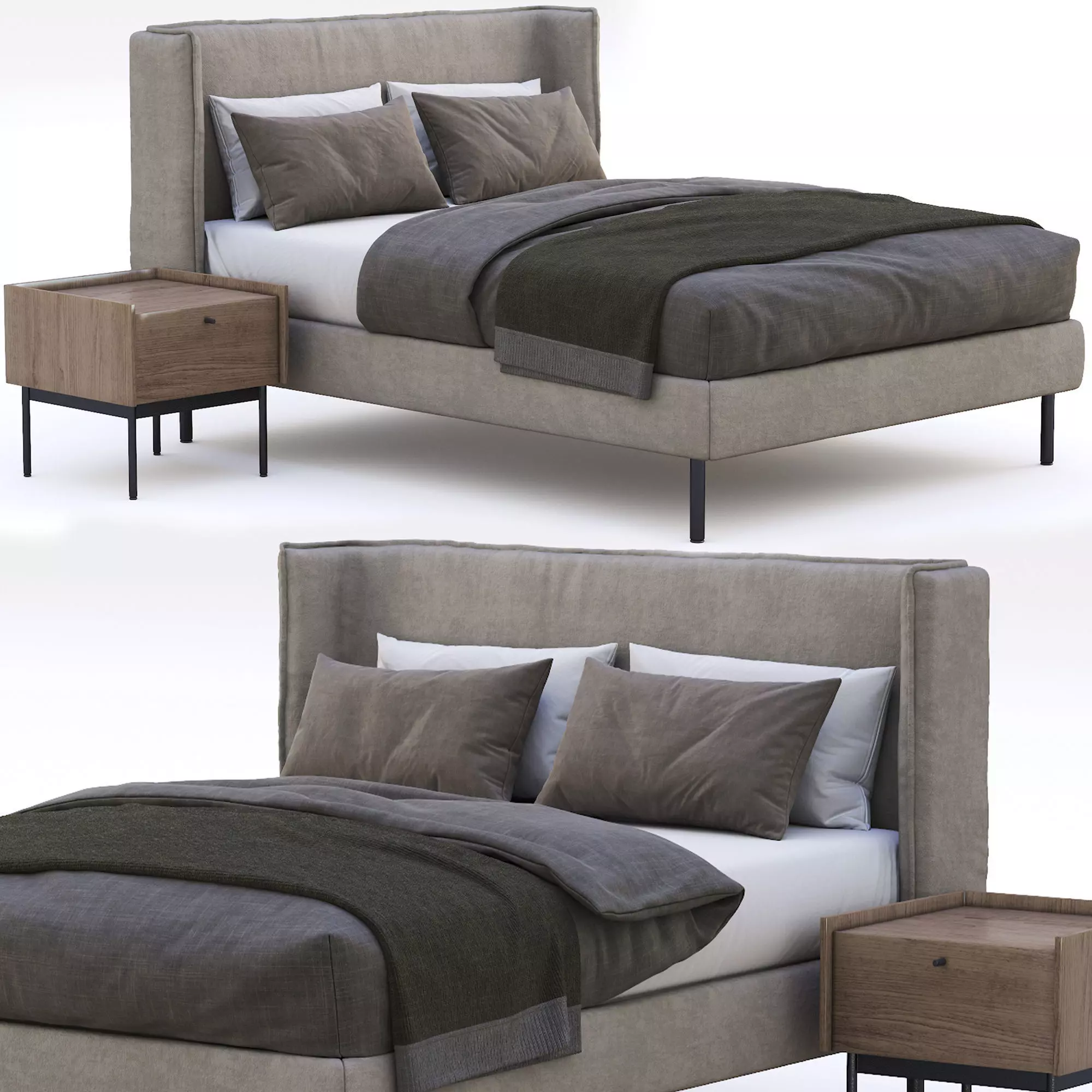 Zegen Bed Naomi 3D model_0