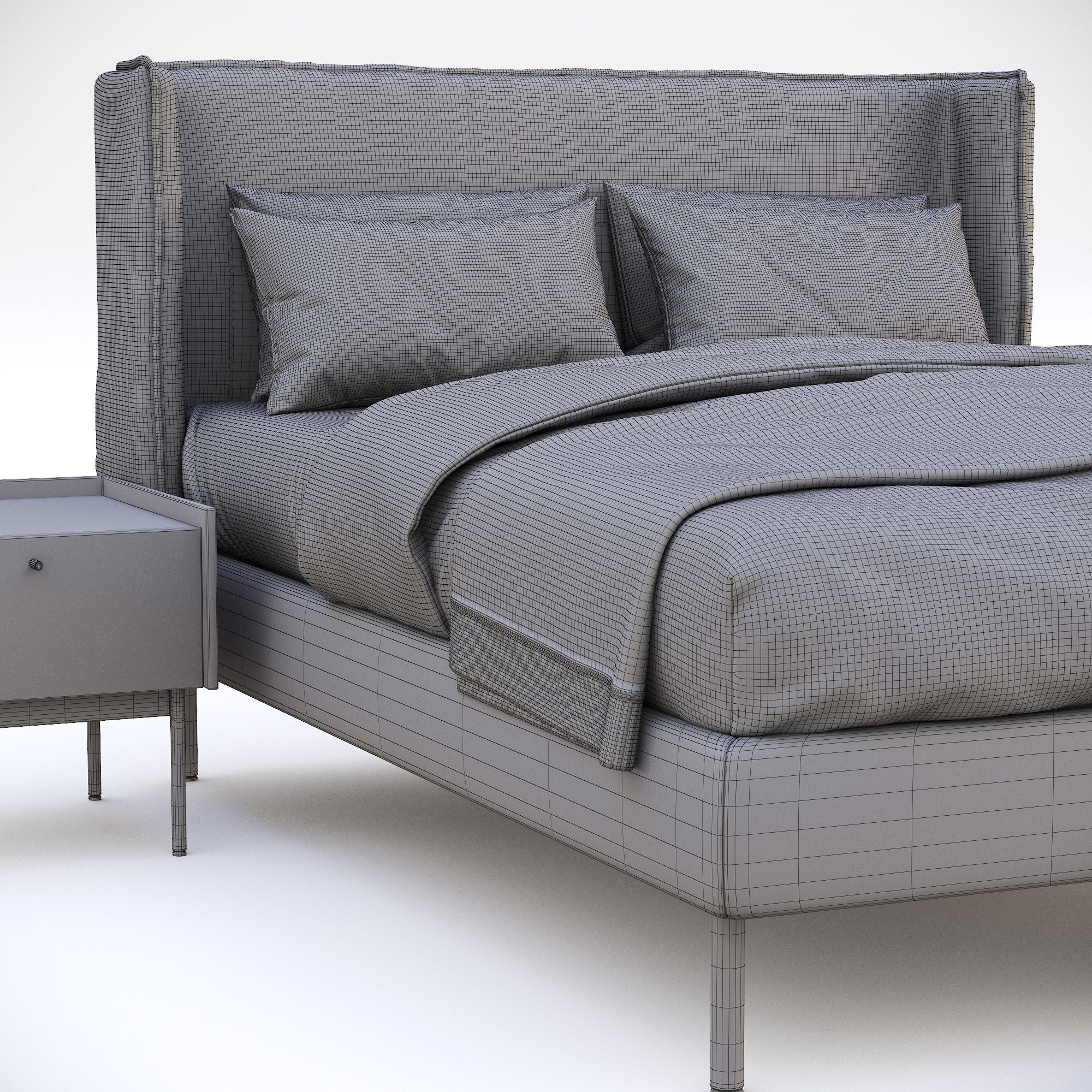 Zegen Bed Naomi 3D model_3