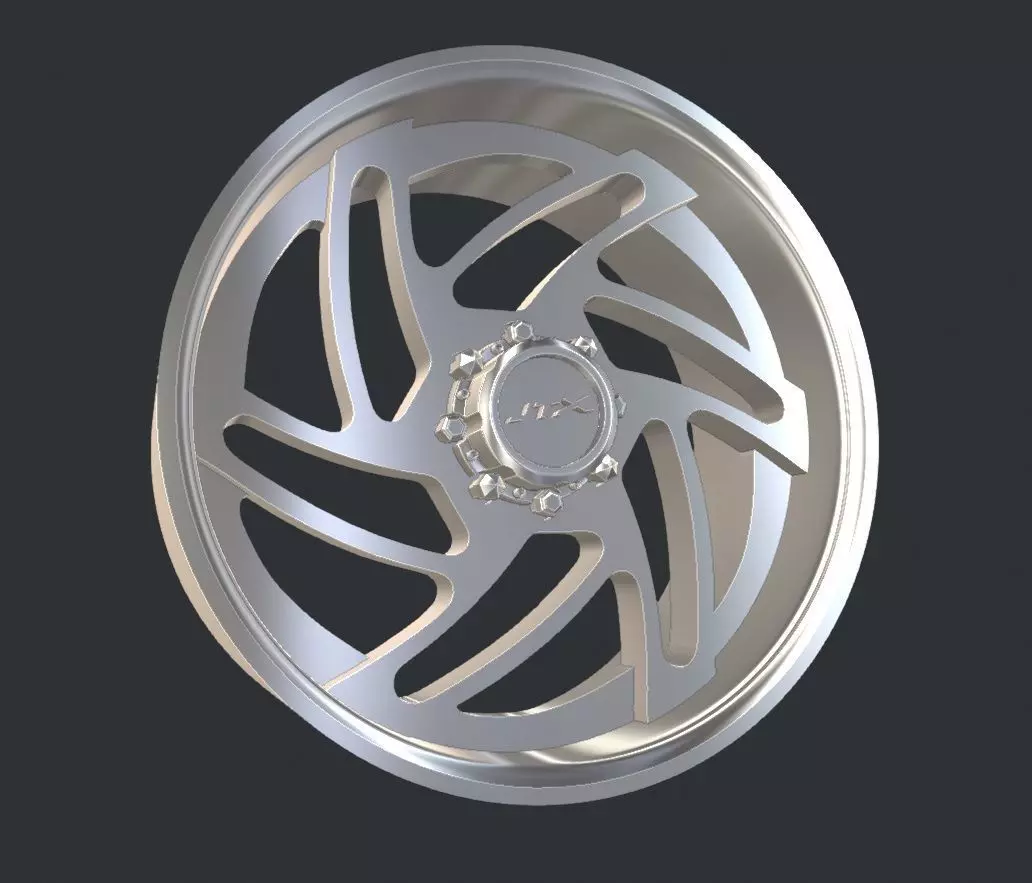 JTX Forged Turbo Wheel printable 3D print model