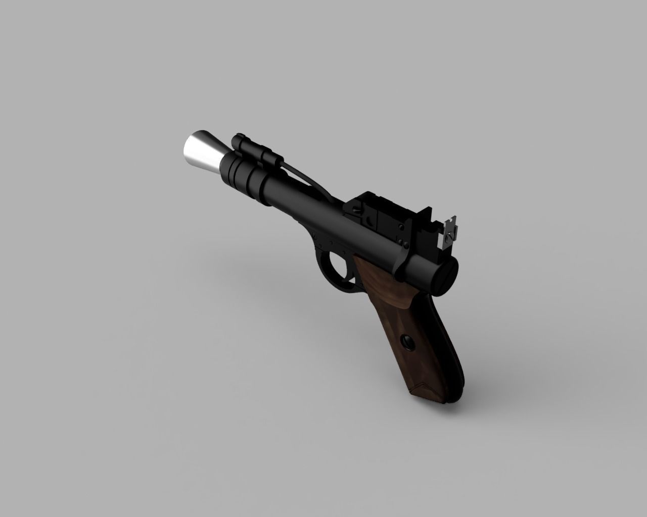 STAR WARS - MAYFIELD WEBLEY BLASTER 3D print model_1