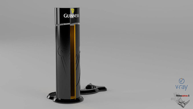 Guinness Beer Tap 3D model