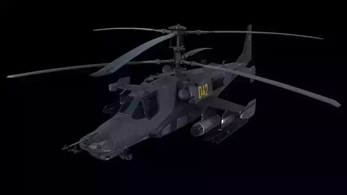 Helicopter Ka-50 3D model
