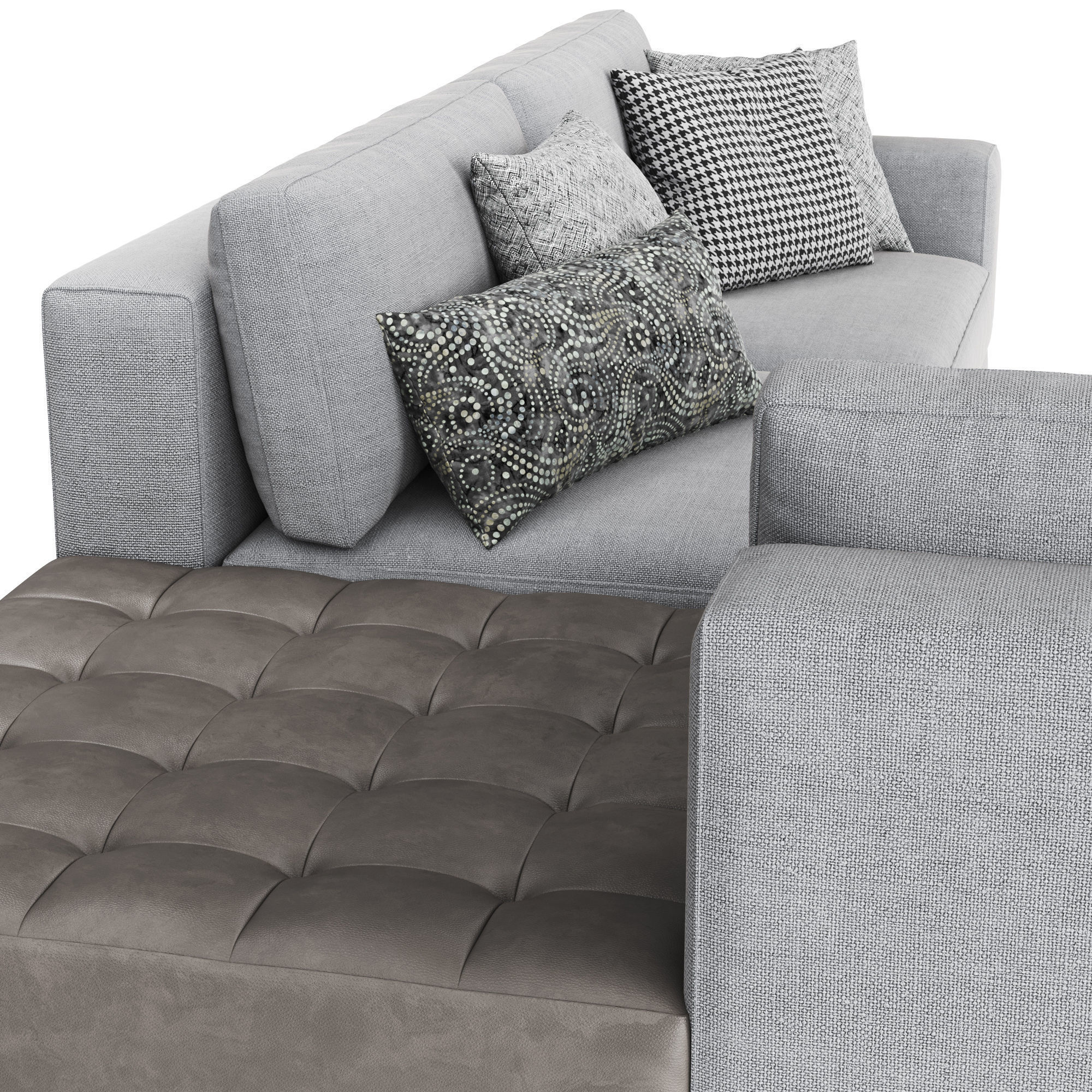 Confort Line ABACO Corner Sofa Low-poly 3D model_2