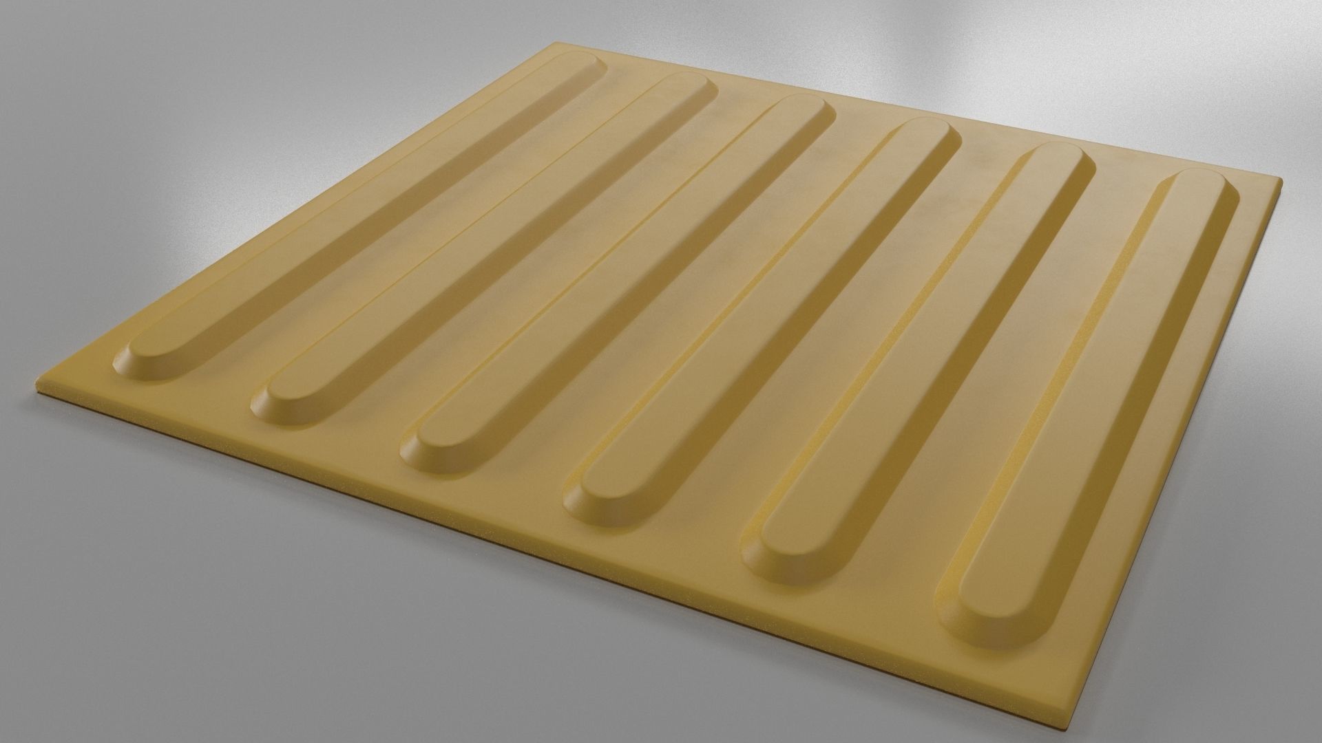 Pavement tactile tiles 3D model and texture PBR 3D model_5