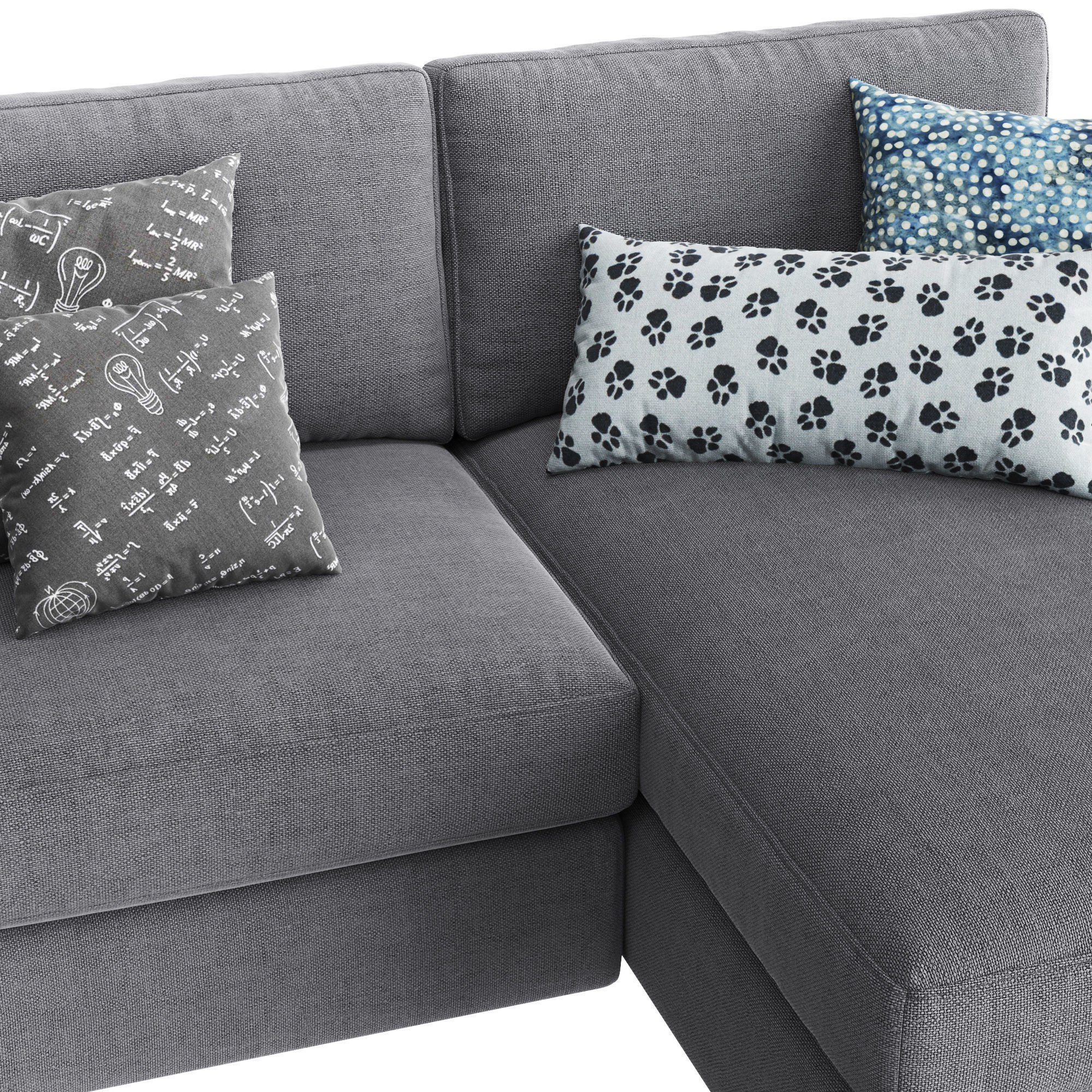 Confort Line ABACO Chaise Sofa Low-poly 3D model_2