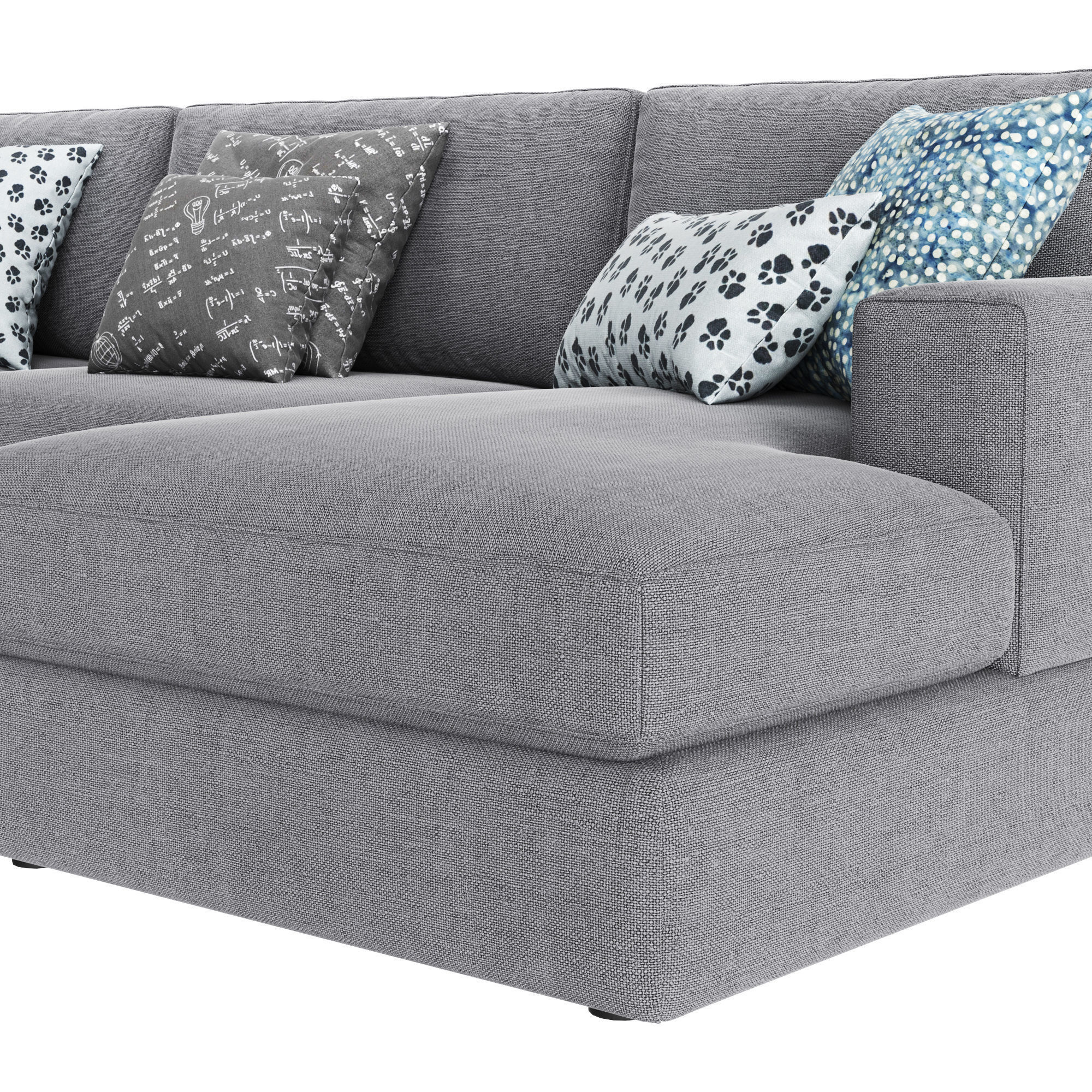 Confort Line ABACO Chaise Sofa Low-poly 3D model_3