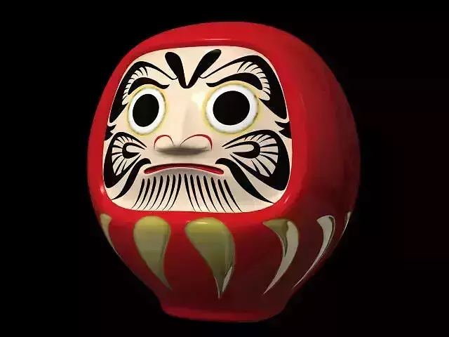 daruma japanese doll