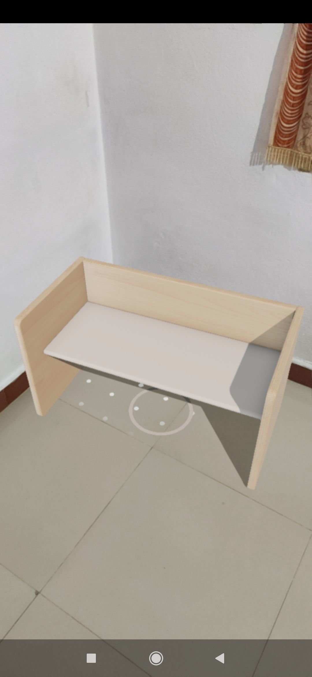 BenchPop wooden bench with seat Low-poly 3D model_12