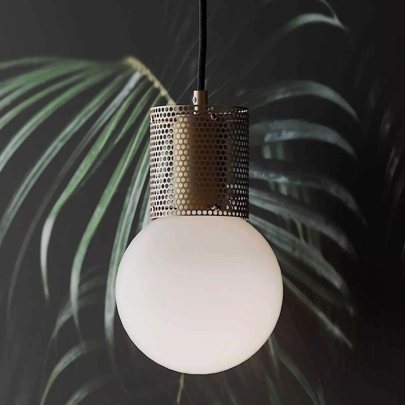 Perf Pendant Light by Jonathan Ben-Tovim 3D model