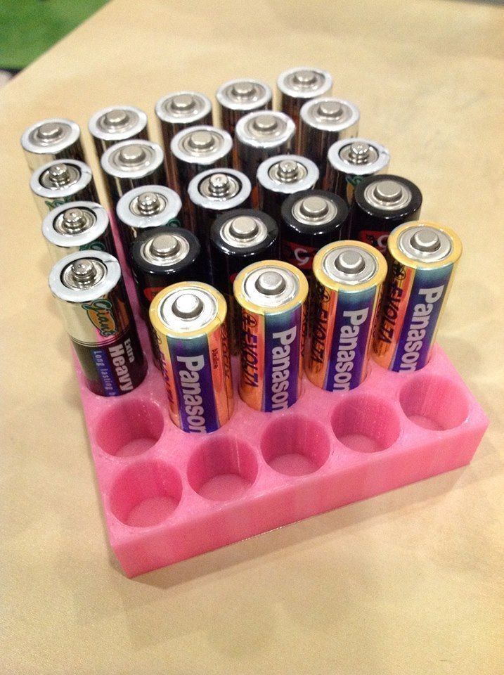 More Battery Holders Free 3D print model_3