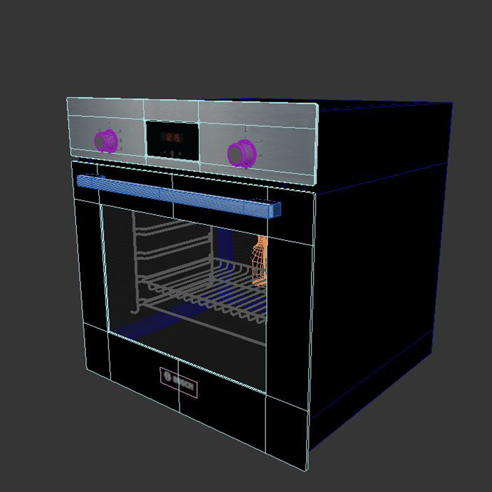 Bosch HBF113BR0A Oven 3D model_4