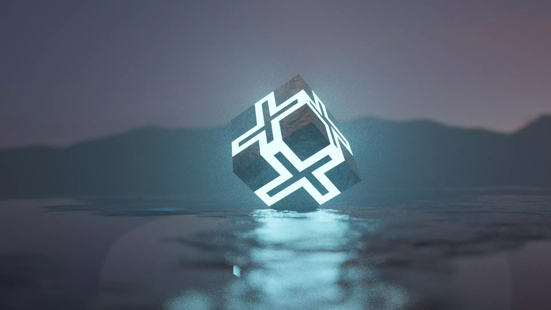 cube in water Free 3D model