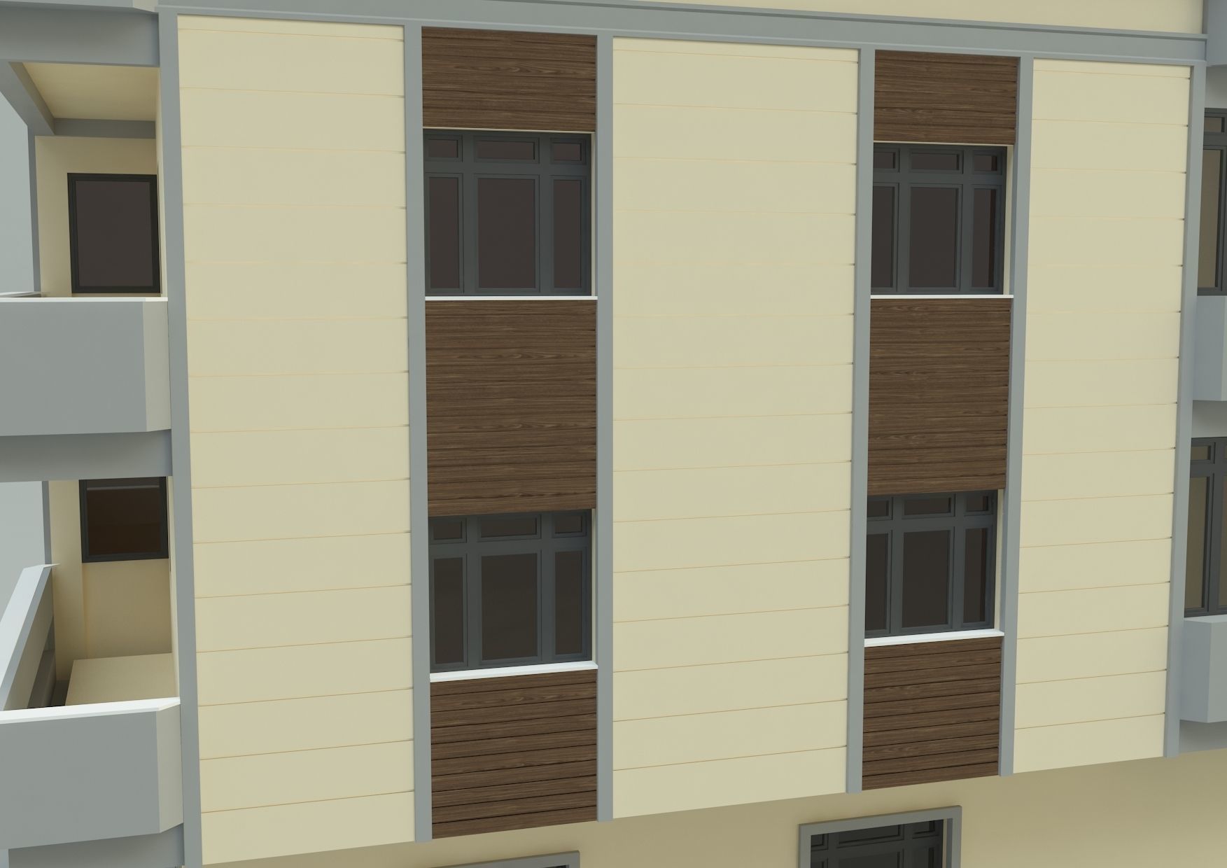 Ornate building 3d model 4 3D model_13