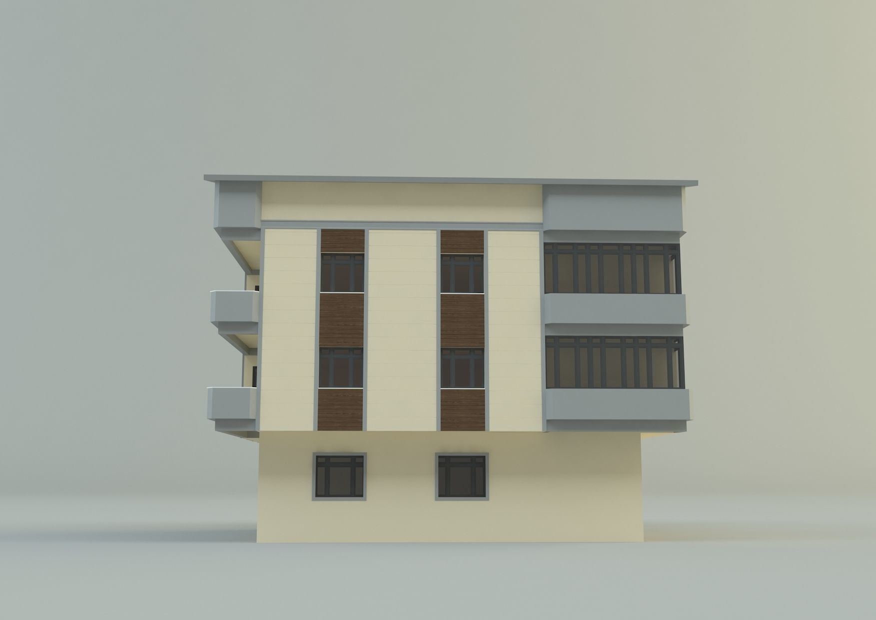 Ornate building 3d model 4 3D model_10