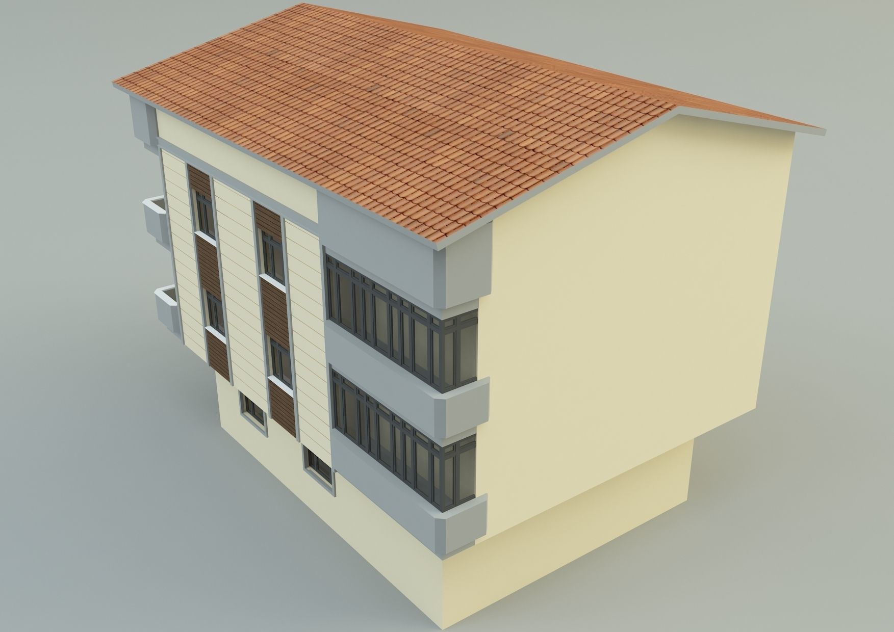 Ornate building 3d model 4 3D model_3