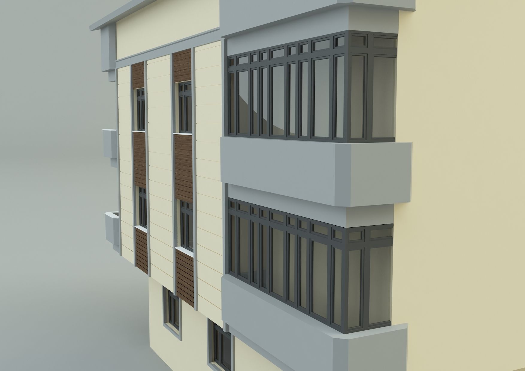 Ornate building 3d model 4 3D model_14