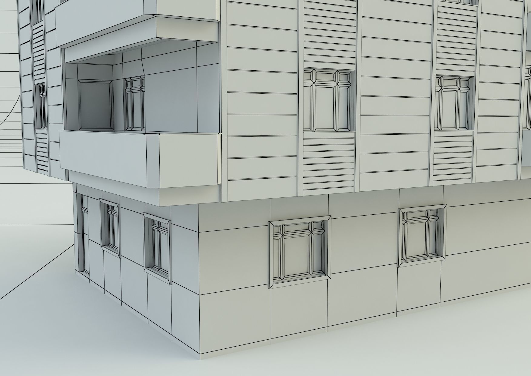 Ornate building 3d model 4 3D model_19