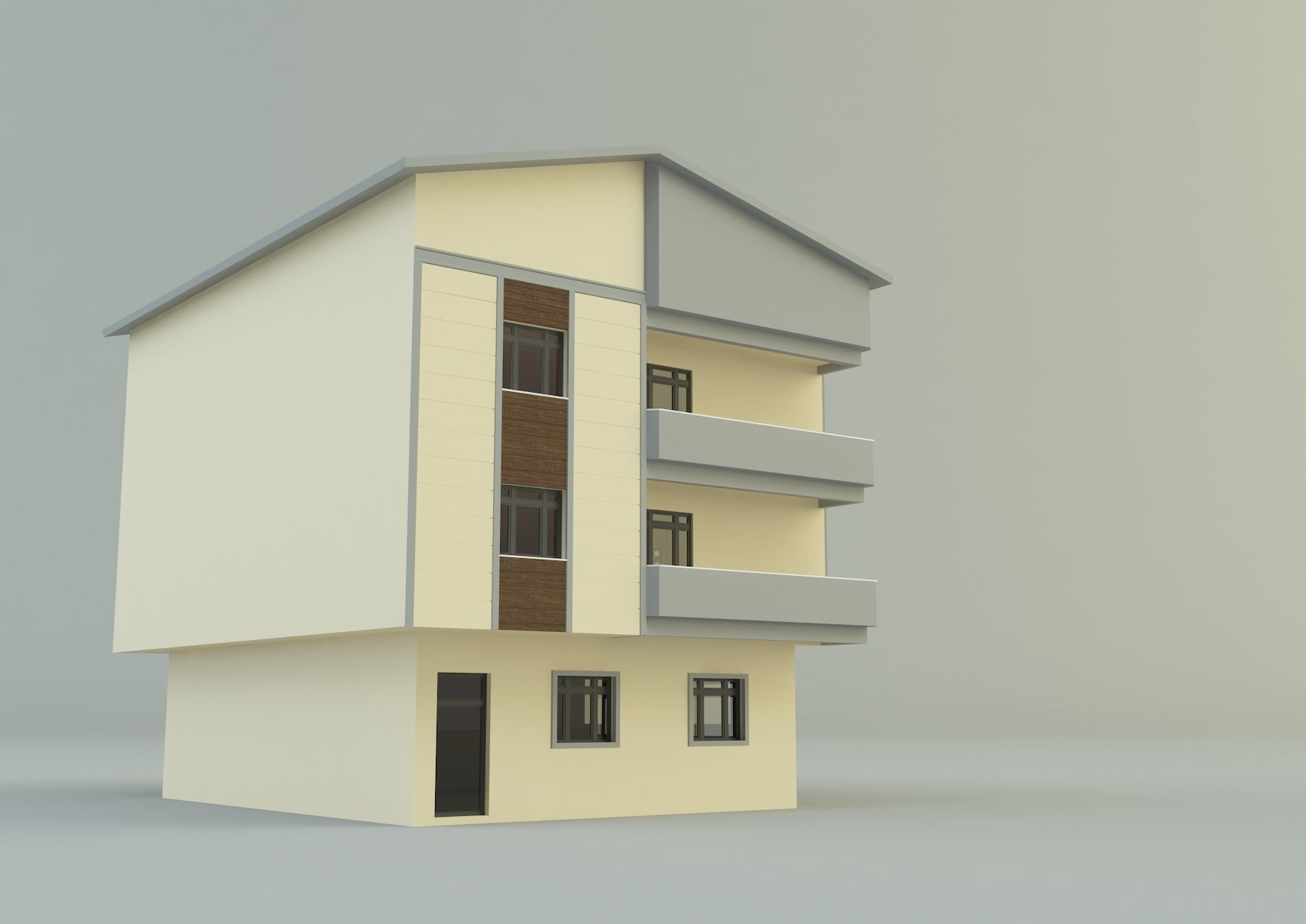 Ornate building 3d model 4 3D model_11