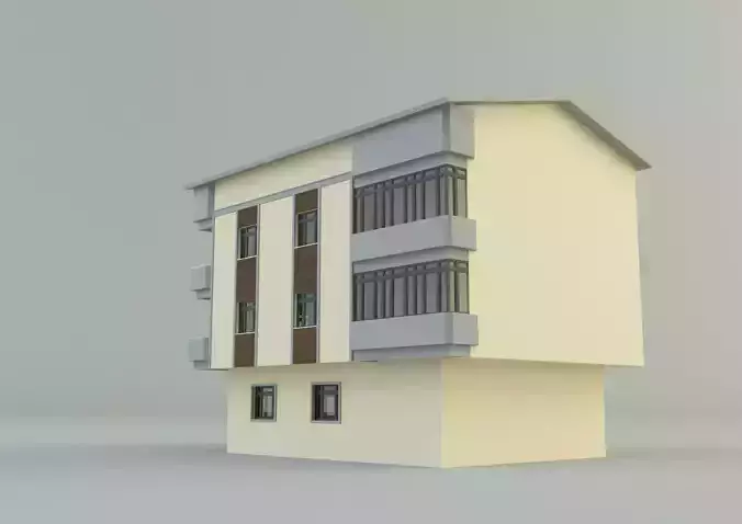 Ornate building 3d model 4